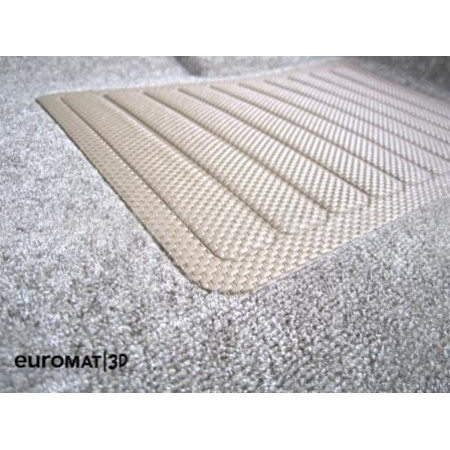 Текстильные 3D коврики Euromat3D Business в салон для Toyota Camry XV70 (2018-2024) № EMC3D-005101T Бежевые