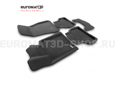 3D коврики Euromat3D EVA в салон для Bmw 5 G30 (2017-) № EM3DEVA-001219