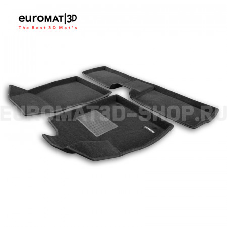 Текстильные 3D коврики Euromat3D Business в салон для Jaecoo J6 (2025-) № EMC3D-000032